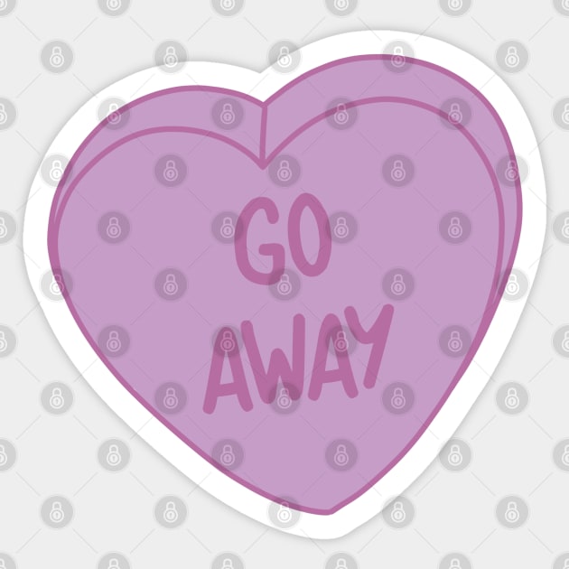 Go Away Sticker by lulubee